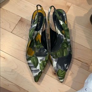 Kate spade leaf design heels